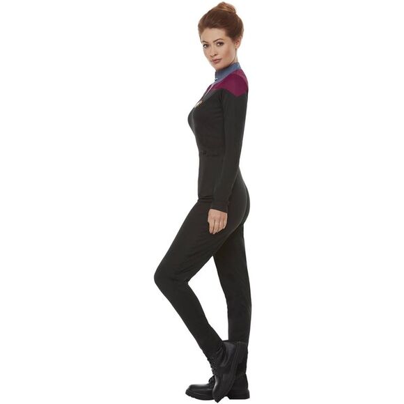 Star Trek Voyager Womens/Ladies Uniform Costume Set / Maroon - Picture 4 of 5